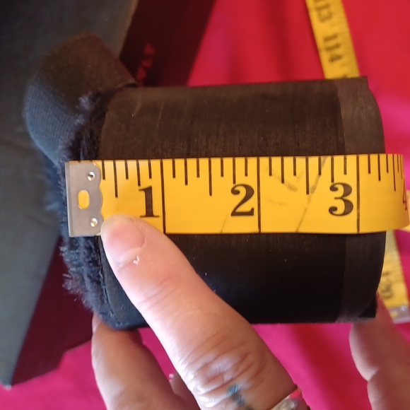 STRANGECULT BLACK SIZE 10 LILY BAT PLATFORMS WITH VELCRO/ELASTIC STRAP FURRY - Picture 11 of 16